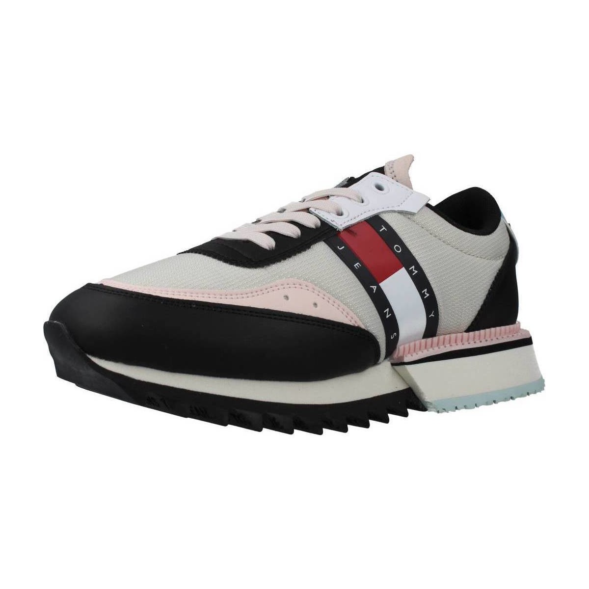 Zapatos Mujer Deportivas Moda Tommy Jeans SNEAKER CLEAT Multicolor