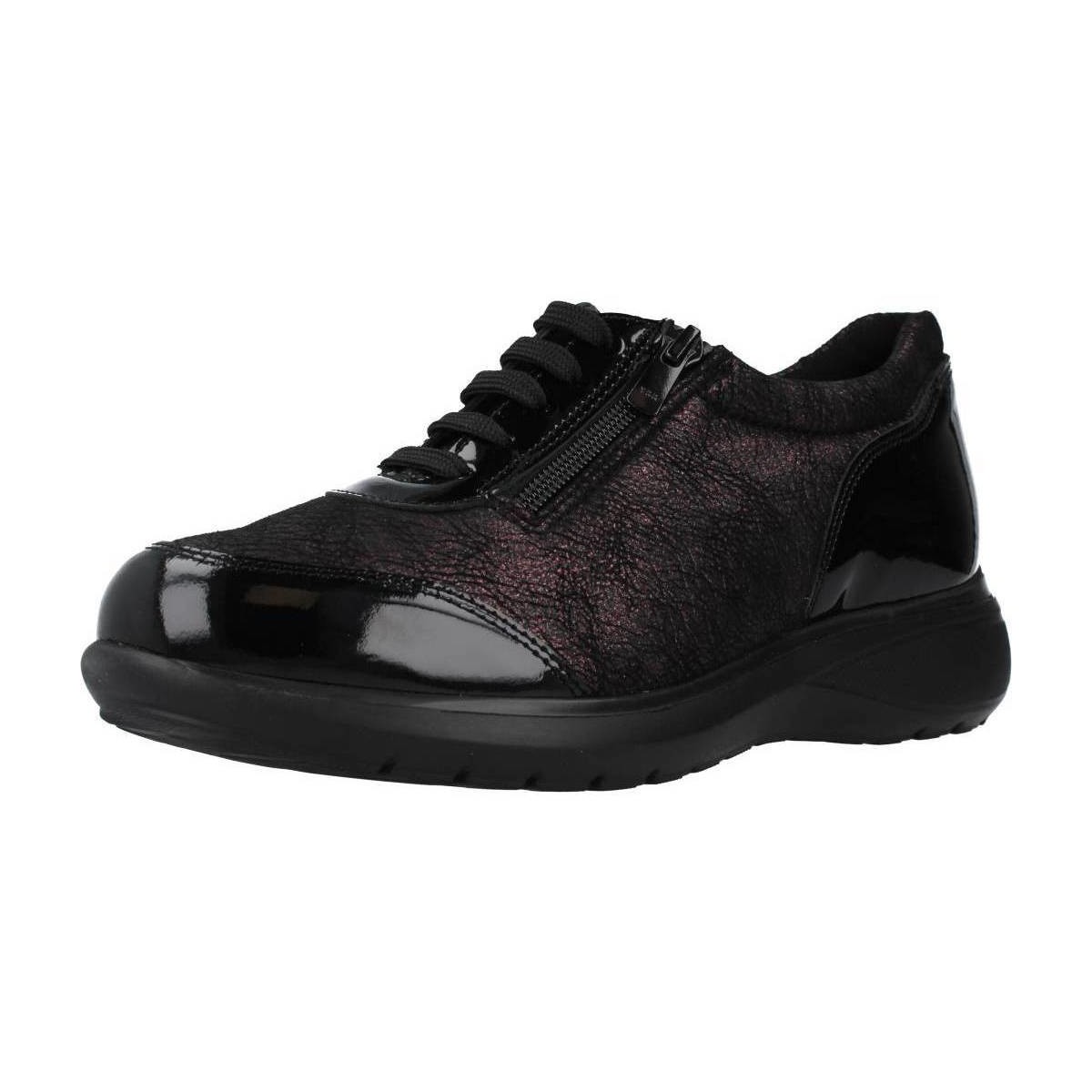 Zapatos Mujer Deportivas Moda Pinoso's 8218G Negro