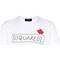 textil Hombre Tops y Camisetas Dsquared T SHIRT  S71GD1130 Blanco