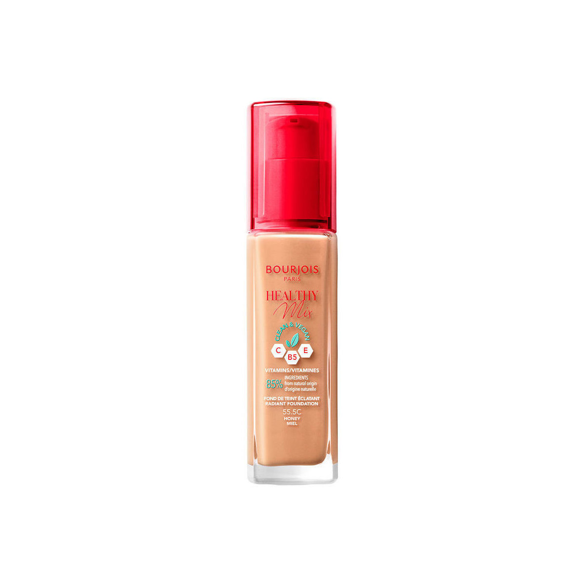Belleza Base de maquillaje Bourjois Healthy Mix Radiant Foundation 555-honey 