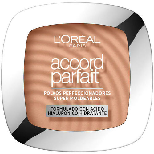Belleza Mujer Base de maquillaje L'oréal Accord Parfait Polvo Fundente Hyaluronic Acid 5.d 