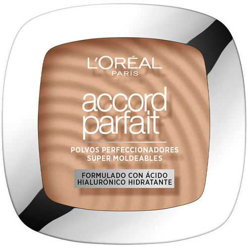 Belleza Mujer Base de maquillaje L'oréal Accord Parfait Polvo Fundente Hyaluronic Acid 3.d 