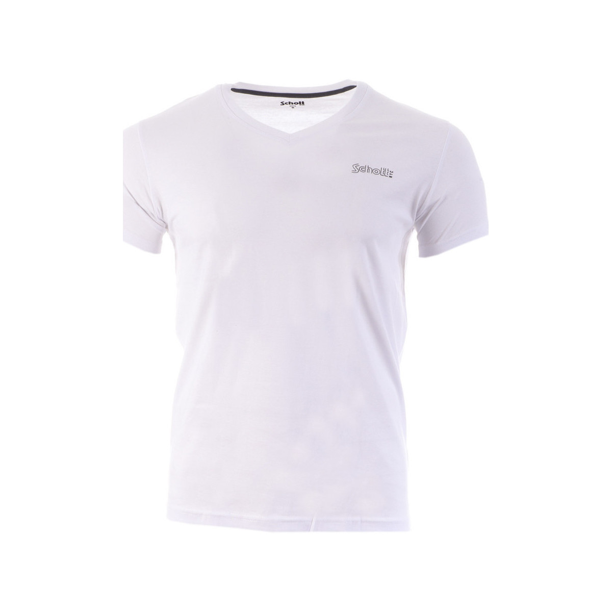 textil Hombre Tops y Camisetas Schott  Blanco
