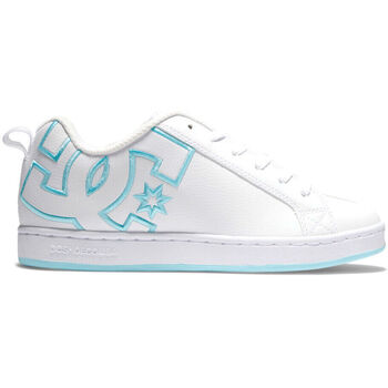 Zapatos Deportivas Moda DC Shoes Court graffik 300678 WHITE/WHITE/BLUE (XWWB) Blanco