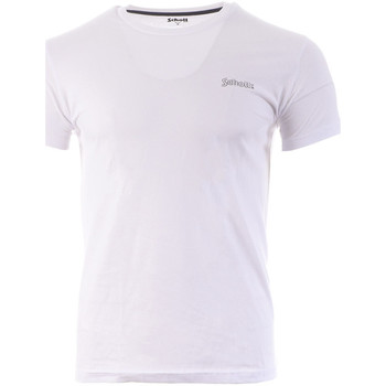 textil Hombre Camisetas manga corta Schott  Blanco