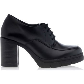 Zapatos Mujer Derbie Nuit Platine Bluchers / zapatos de cordones Mujer Negro Negro