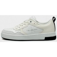 Zapatos Hombre Zapatillas bajas Calvin Klein Jeans BASKET CUPSOLE LOW LTH MONO Blanc