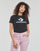 textil Mujer Camisetas manga corta Converse FLORAL STAR CHEVRON Negro