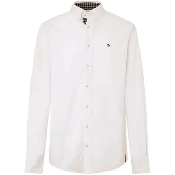 textil Hombre Camisas manga larga Hackett HM309168 Blanco