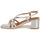 Zapatos Mujer Sandalias Jonak 88-TBC-CUIR-METALLISE-ARGENT Plateado