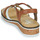 Zapatos Mujer Sandalias Rieker V3657-81 Cognac