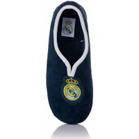Zapatos Hombre Pantuflas Andinas Zapatilla de casa fútbol Oficial Real Madrid Azul