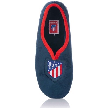 Zapatos Hombre Pantuflas Andinas Zapatilla de casa fútbol Oficial Atlético de Madrid Azul
