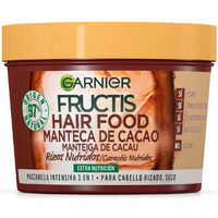 Belleza Acondicionador Garnier Fructis Hair Food Manteca De Cacao Mascarilla Rizos Nutridos 