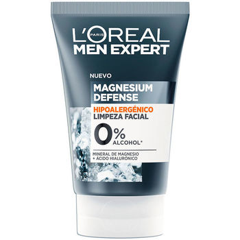 Belleza Desmaquillantes & tónicos L'oréal Men Expert Magnesium Defense Limpieza Facial 