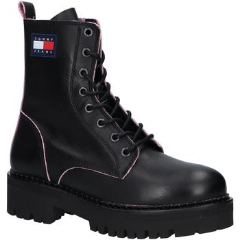 Zapatos Mujer Botas Tommy Hilfiger EN0EN01997 JEANS PIPING BOOT Negro