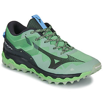 Zapatos Hombre Running / trail Mizuno WAVE MUJIN 9 Verde / Negro