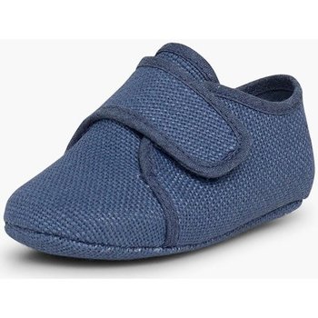 Zapatos Niña Bailarinas-manoletinas Pisamonas Badana Blucher bebé tira adherente Azulado