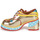 Zapatos Mujer Derbie Irregular Choice AMAZON WARRIOR Oro / Rojo / Azul
