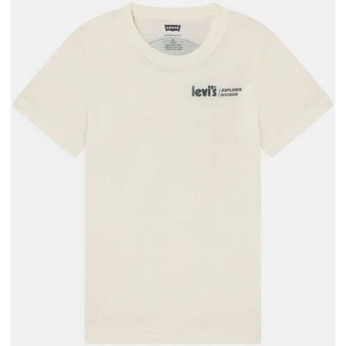 textil Niños Tops y Camisetas Levi's 9EG557 LIGHYS TEE-X1O Blanco