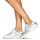 Zapatos Mujer Zapatillas bajas Philippe Model PRSX LOW WOMAN Blanco / Plata
