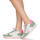 Zapatos Mujer Zapatillas bajas Philippe Model TRPX LOW WOMAN Verde / Rosa / Fluo