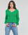 textil Mujer Jerséis Vero Moda VMNEWLEXSUN LS DOUBLE V-NCK BLOU GA REP2 Verde