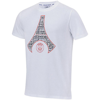 textil Hombre Camisetas manga corta Paris Saint-germain  Blanco
