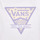 textil Niña Camisetas manga corta Vans CHECKER FLORAL TRIANGLE BFF Blanco / Violeta