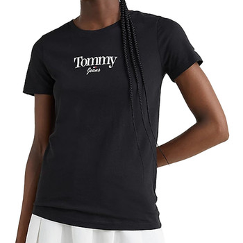 textil Mujer Tops y Camisetas Tommy Hilfiger  Negro