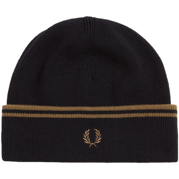 Accesorios textil Gorro Fred Perry Twin Tipped Merino Wool Beanie Negro