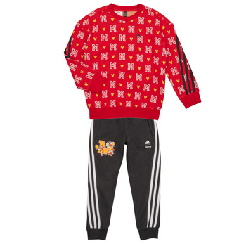 textil Niños Conjuntos chándal Adidas Sportswear LK DY MM JOG Rojo / Negro