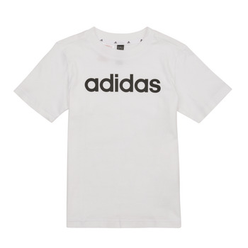 textil Niños Camisetas manga corta Adidas Sportswear LK LIN CO TEE Blanco