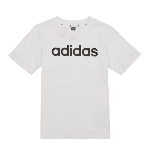 textil Niños Camisetas manga corta Adidas Sportswear LK LIN CO TEE Blanco