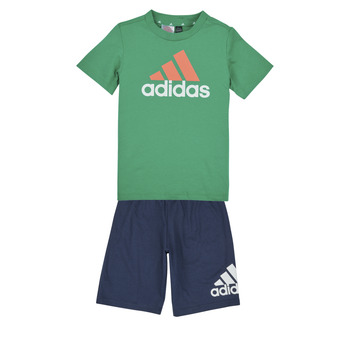 textil Niños Conjunto Adidas Sportswear LK BL CO T SET Azul / Verde