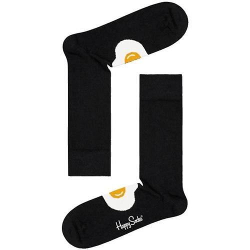 Ropa interior Hombre Calcetines Happy socks EGG01-9300 Negro