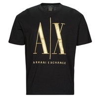textil Hombre Camisetas manga corta Armani Exchange 8NZTPQ Negro / Oro