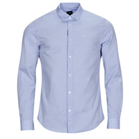 textil Hombre Camisas manga larga Armani Exchange 3RZC36 Azul / Celeste