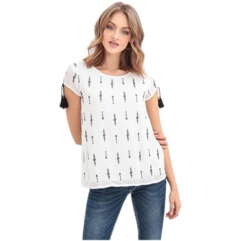 textil Mujer Camisetas sin mangas Le Temps des Cerises Top Acta Blanc Blanco