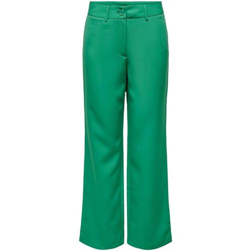 textil Mujer Pantalones Only ONLLANA-BERRY MID STRAIGHT PANT TLR Verde