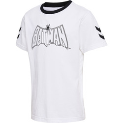 textil Niños Camisetas manga corta hummel T-shirt manches courtes enfant  Batman Blanco