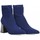 Zapatos Mujer Botines Ideal Shoes 68237 Azul