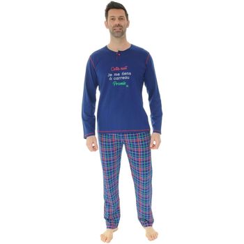 textil Hombre Pijama Christian Cane MEGASAGE Azul