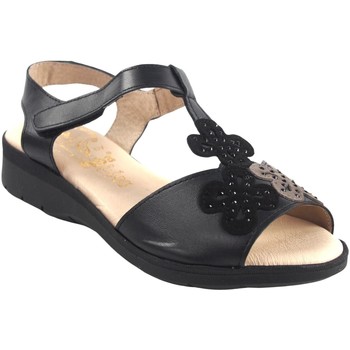 Zapatos Mujer Multideporte Duendy Pies delicados señora  2422 negro Negro