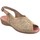 Zapatos Mujer Multideporte Duendy Pies delicados señora  496 platino Plata