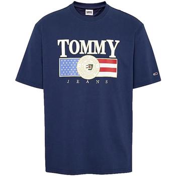 textil Hombre Camisetas manga corta Tommy Hilfiger DM0DM15660 C87 Azul