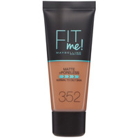 Belleza Mujer Base de maquillaje Maybelline New York Fit Me Matte & Poreless Foundation - 352 Cacao - 352 Cacao Beige