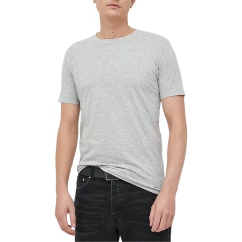 textil Hombre Camisetas manga corta MICHAEL Michael Kors 6F22C10023 Gris