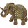 Casa Figuras decorativas Signes Grimalt Figura Elefante Oro
