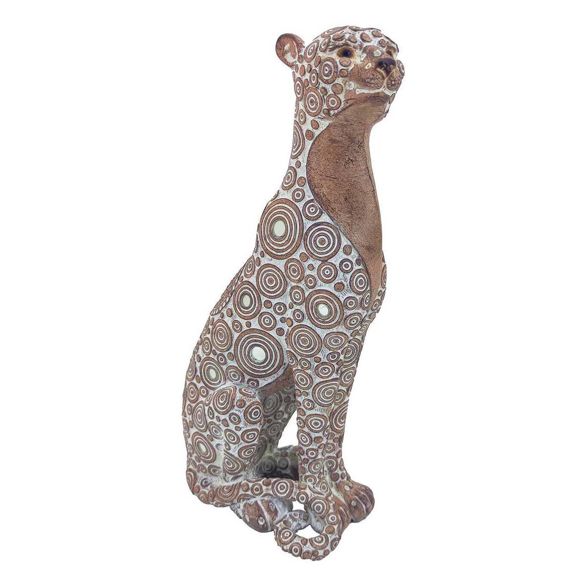 Casa Figuras decorativas Signes Grimalt Figura Leopardo Marrón